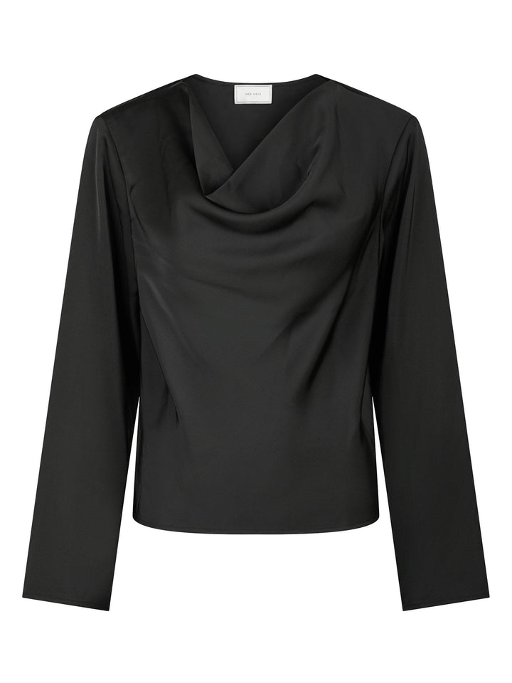 Neo Noir - Vallista Soft Sateen Blouse