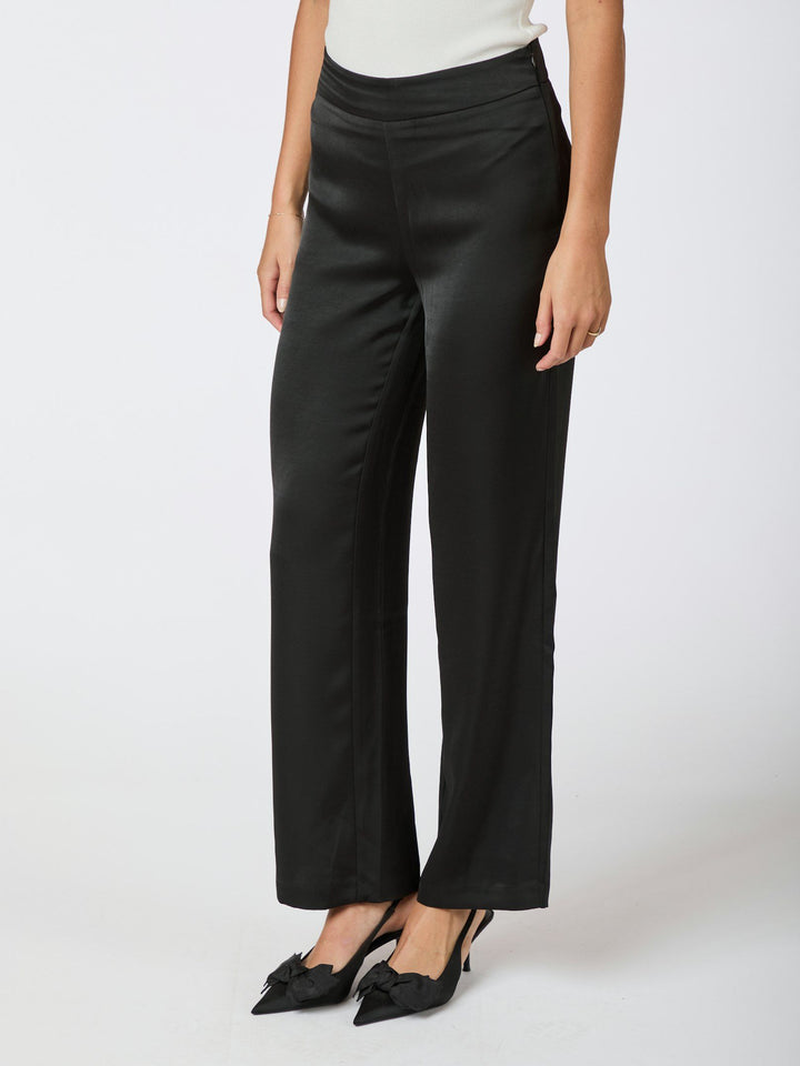 Neo Noir - Debra Heavy Sateen Pants - Black