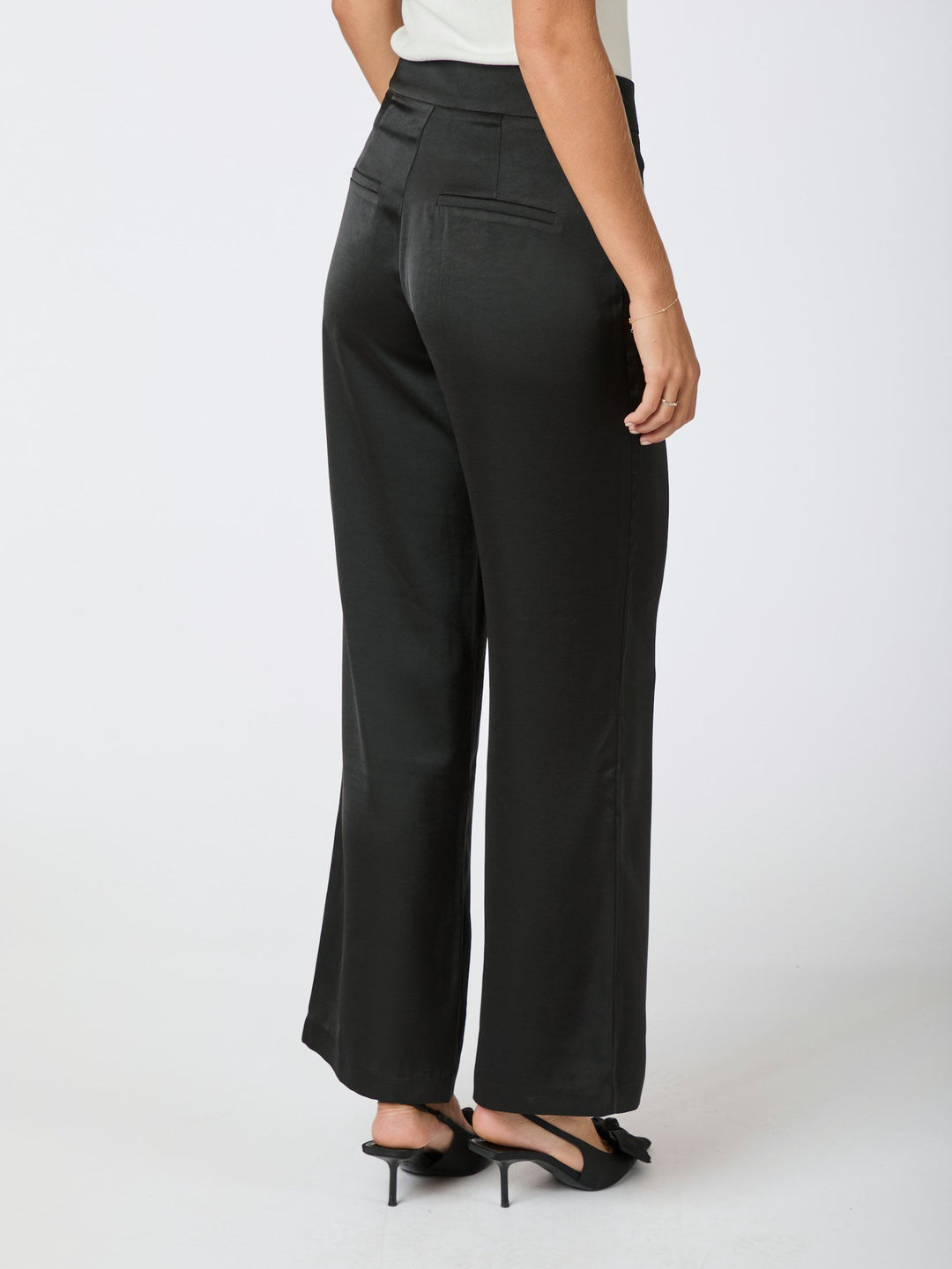 Neo Noir - Debra Heavy Sateen Pants - Black