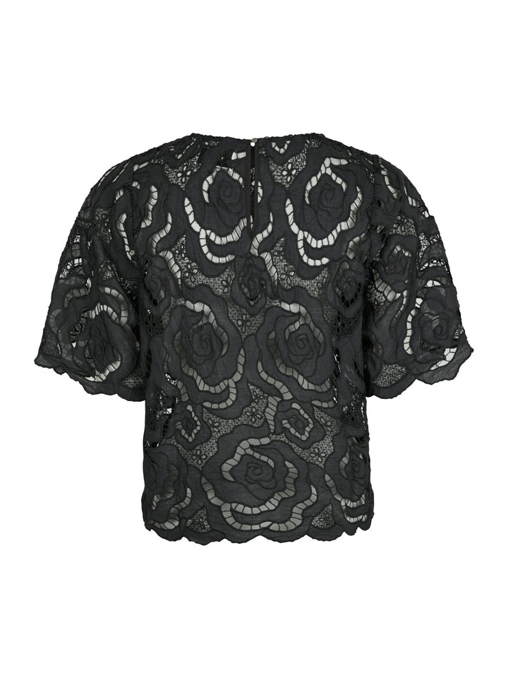 Neo Noir - Trisha Big Lace Blouse