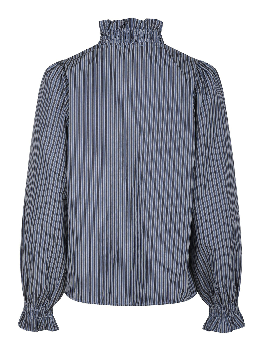 Neo Noir - Brielle Twill Stripe Shirt - Dusty Blue