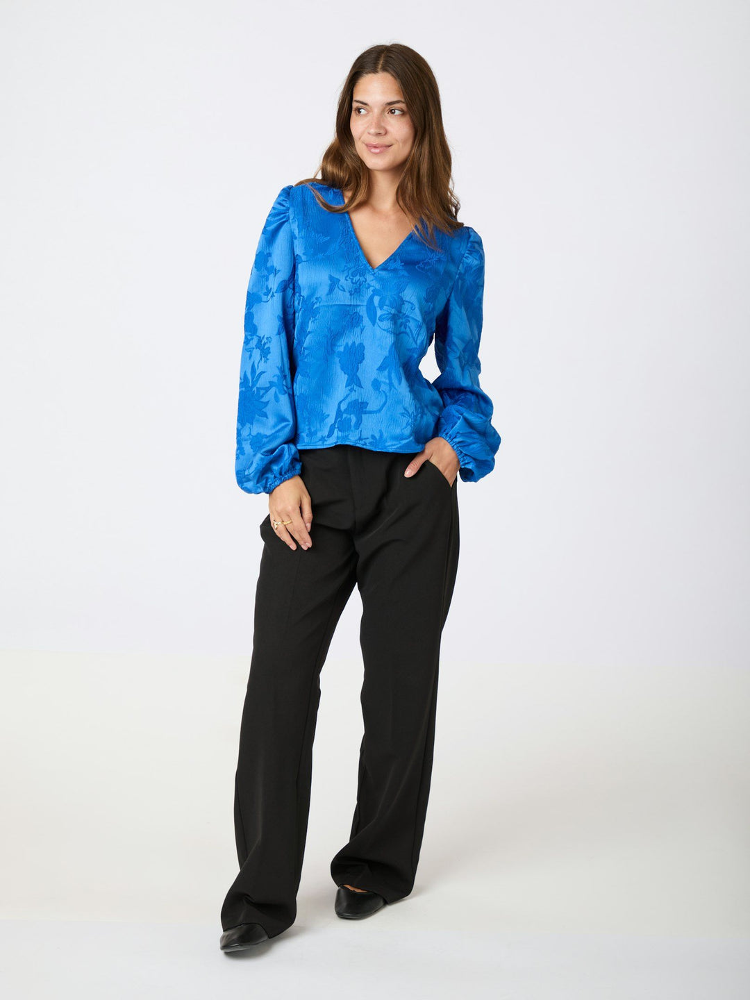 Neo Noir - Palmino Jacquard Blouse