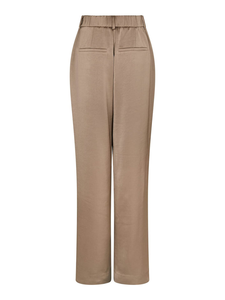 Neo Noir - Emmett Heavy Sateen Pants - Dark Taupe