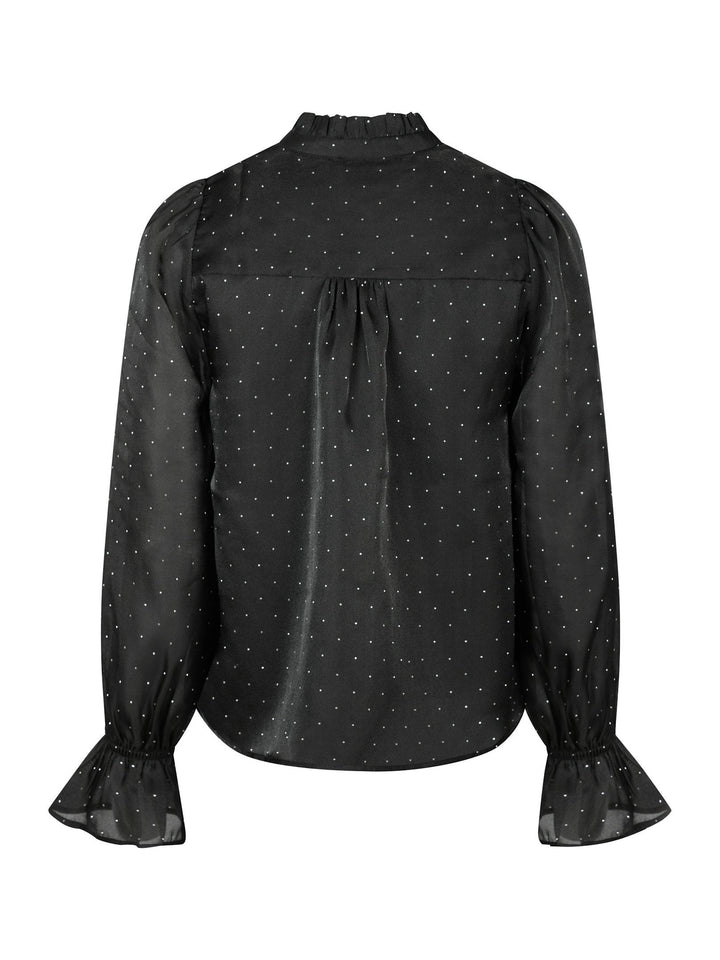 Neo Noir - Amara Bedazzled Blouse