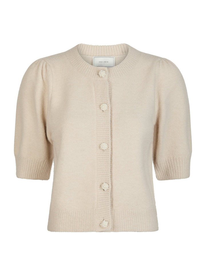Neo Noir - Trudy Deco Knit Cardigan - Ivory