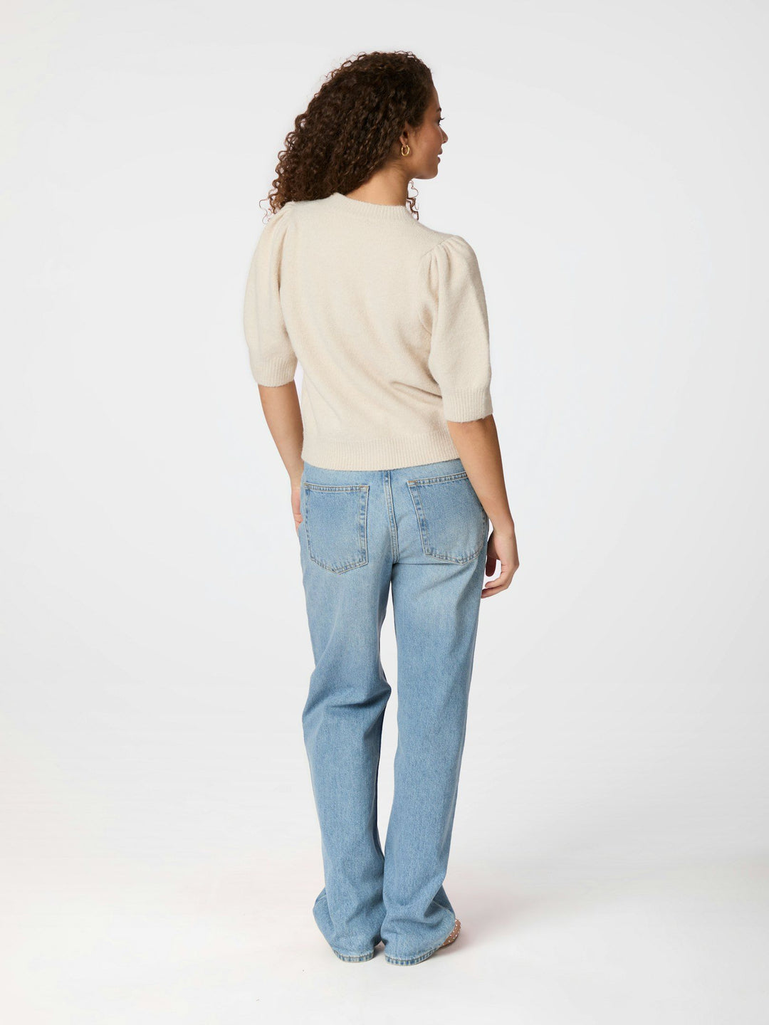Neo Noir - Trudy Deco Knit Cardigan - Ivory