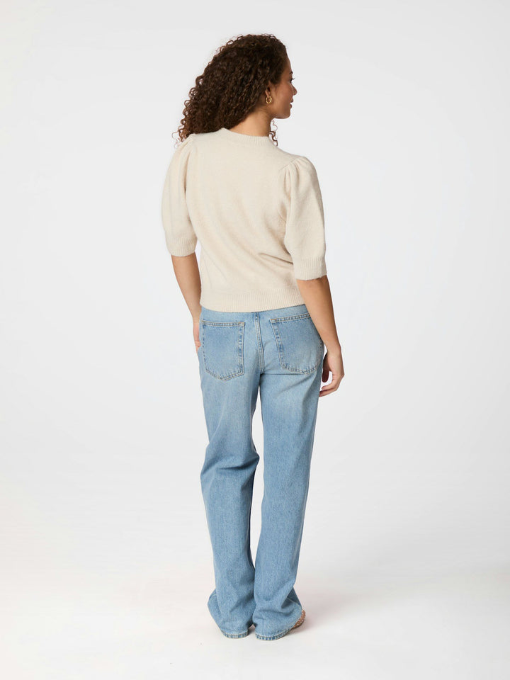 Neo Noir - Trudy Deco Knit Cardigan - Ivory