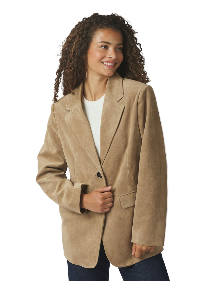 Neo Noir - Namy Imitaded Suede Blazer