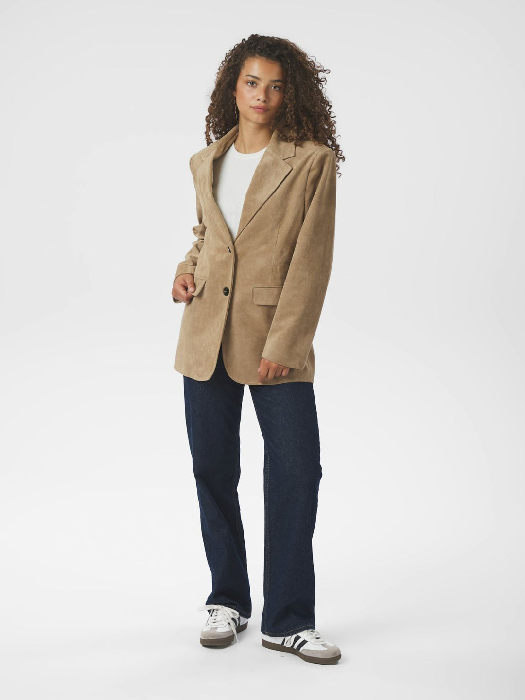 Neo Noir - Namy Imitaded Suede Blazer