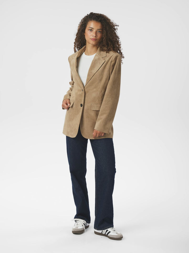 Neo Noir - Namy Imitaded Suede Blazer