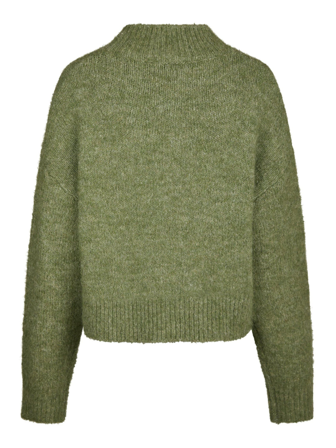 Neo Noir - Paulina Fluffy Knit Blouse - Dusty Green