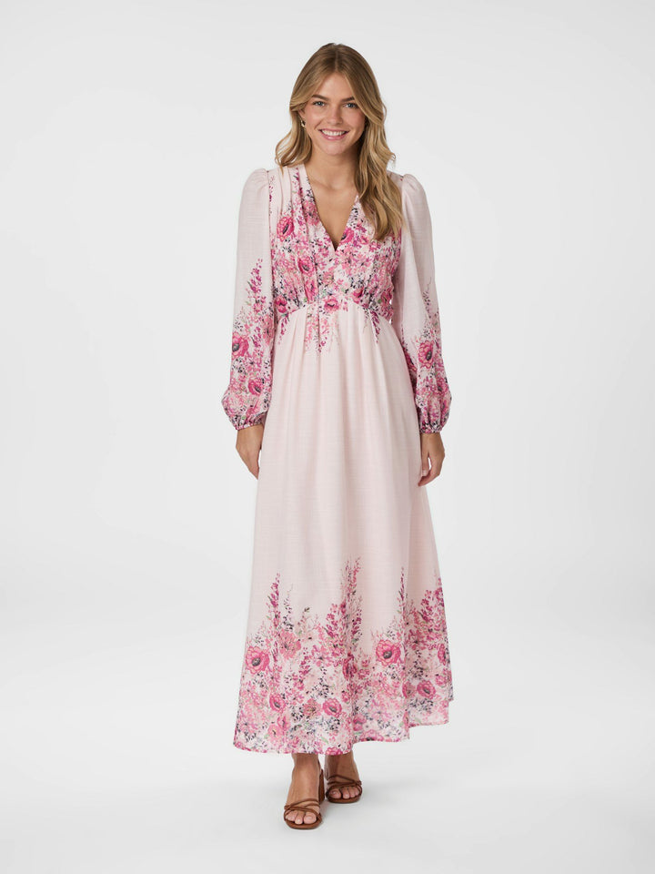 Neo Noir - Silfi Flower Print Dress - Rose
