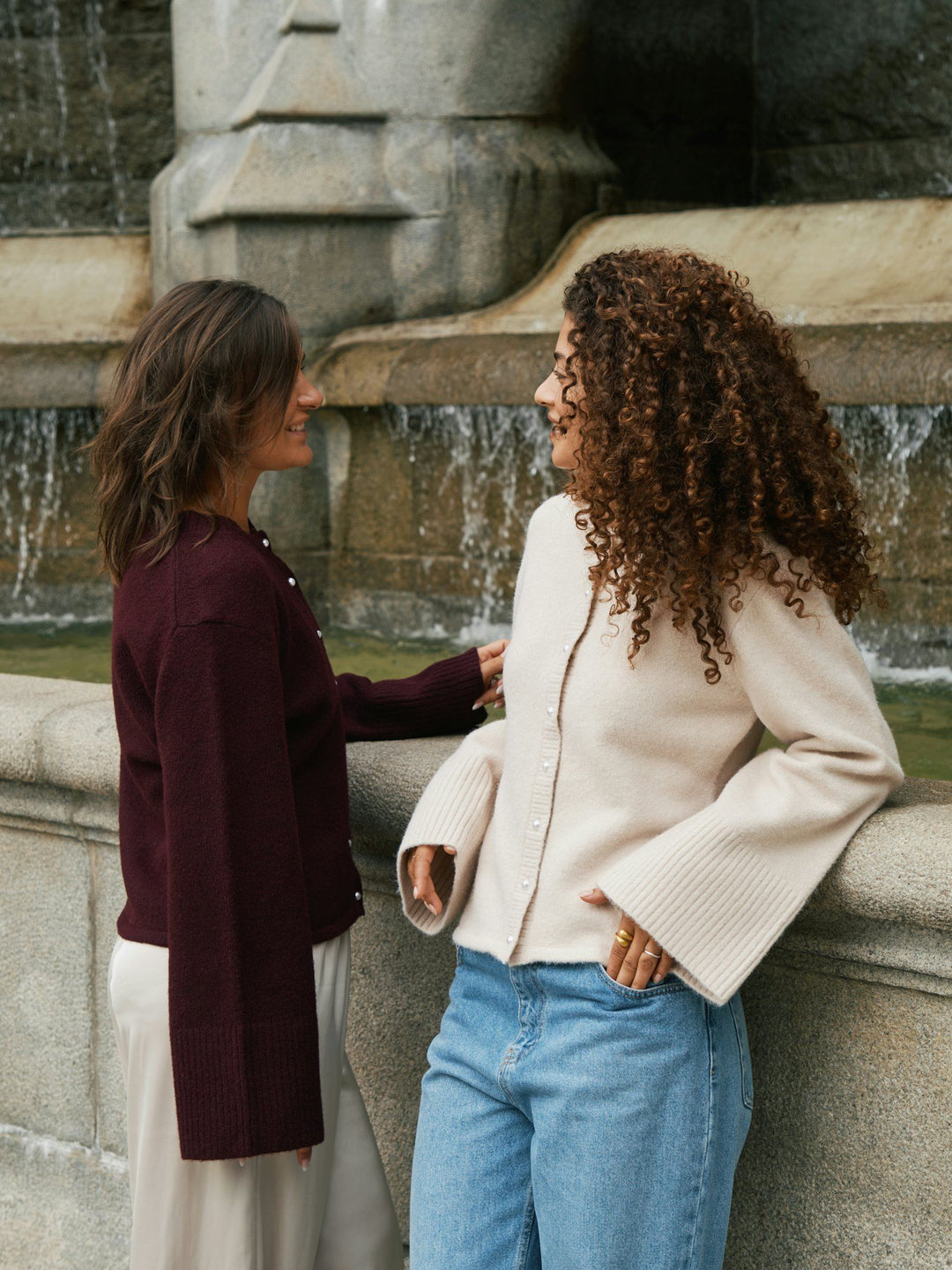 Neo Noir - Mixie Knit Cardigan - Ivory