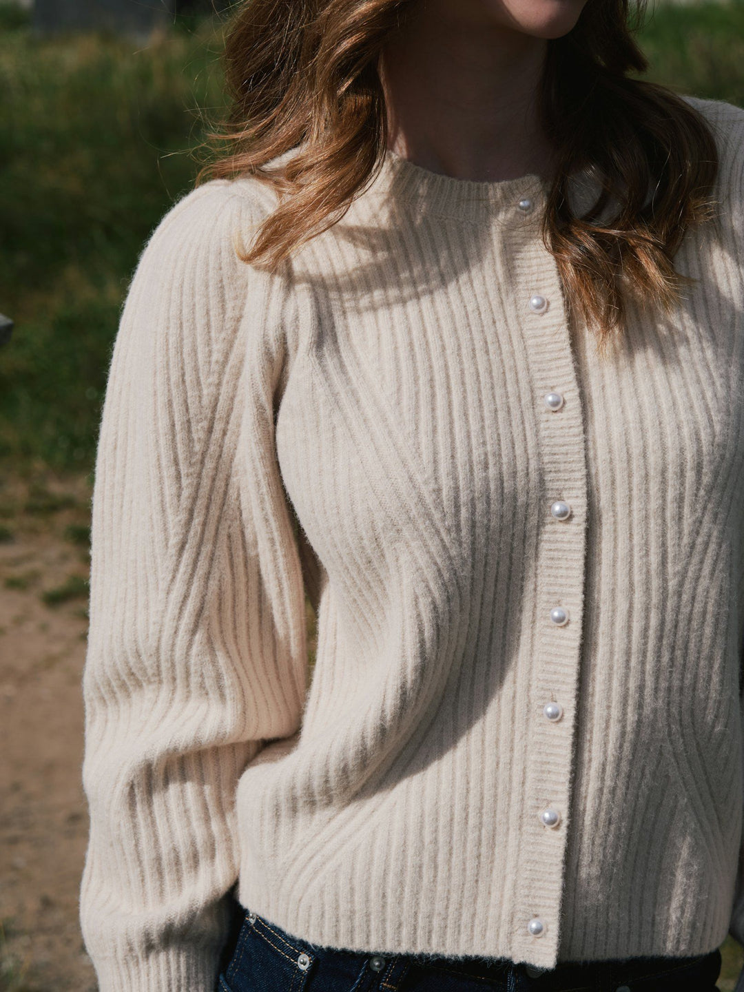 Neo Noir - Puli Knit Cardigan - Ivory