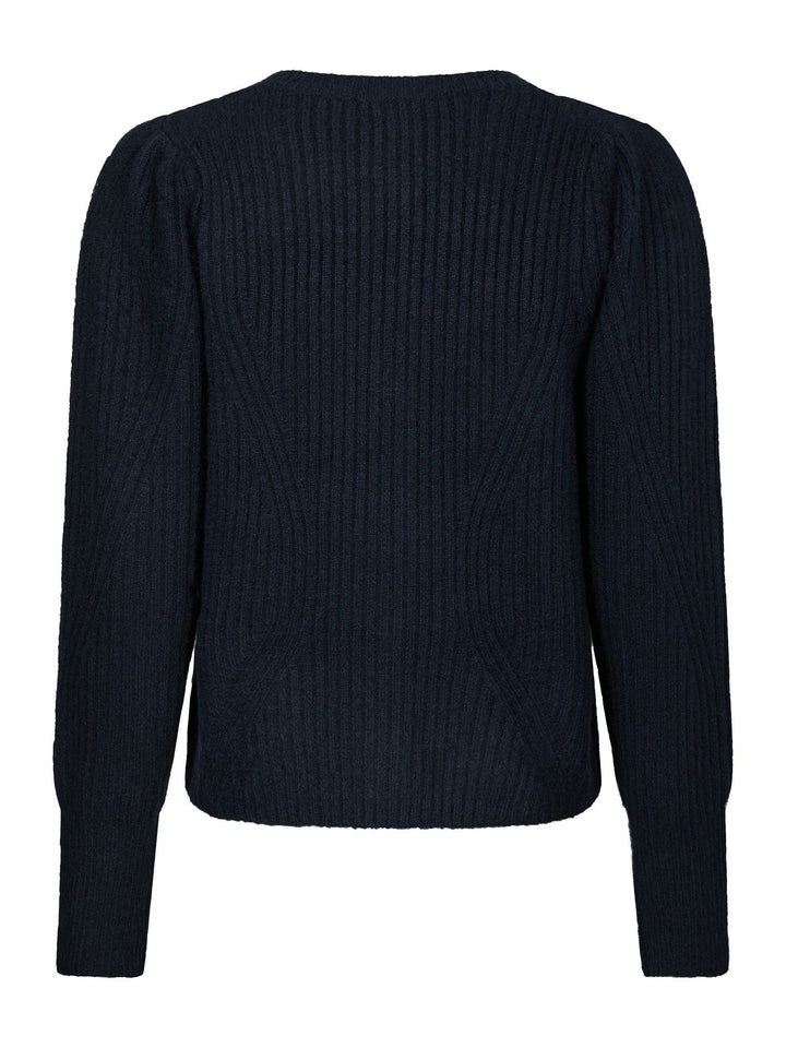 Neo Noir - Puli Knit Cardigan - Dark Navy