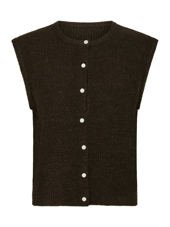 Neo Noir - Everest Knit Vest - Brown