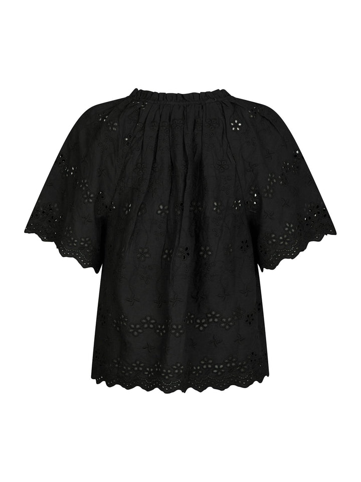 Neo Noir - Odet Embroidery Blouse - Black