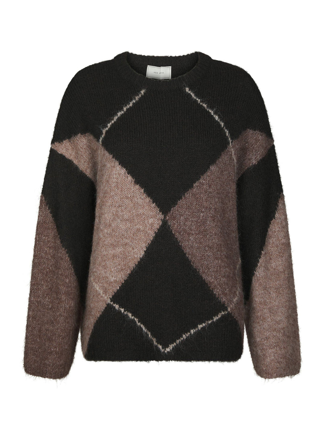 NEO NOIR - Inga Fluff Knit Blouse - Brown