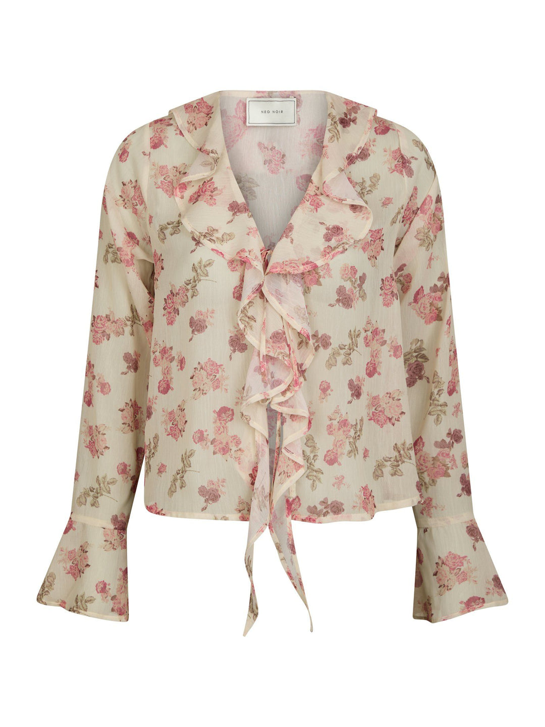 Neo Noir - Anika Marigold Print Blouse
