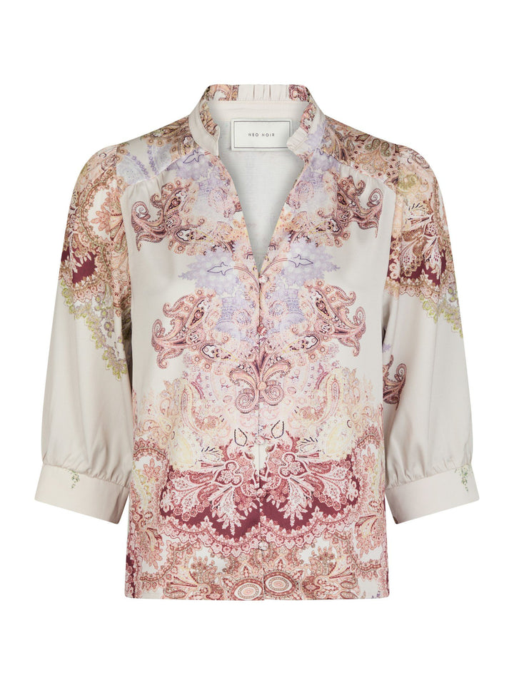 Neo Noir - Roselle Artist Paisley Blouse - Ivory