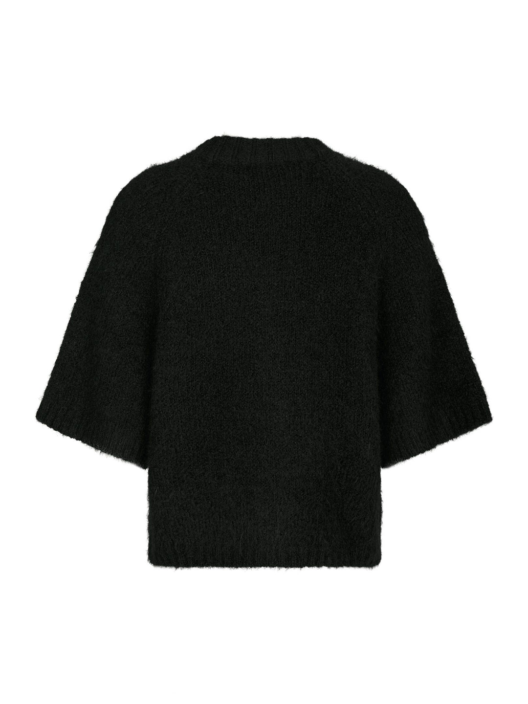 Neo Noir - Benuta Fluffy Knit Cardigan - Black
