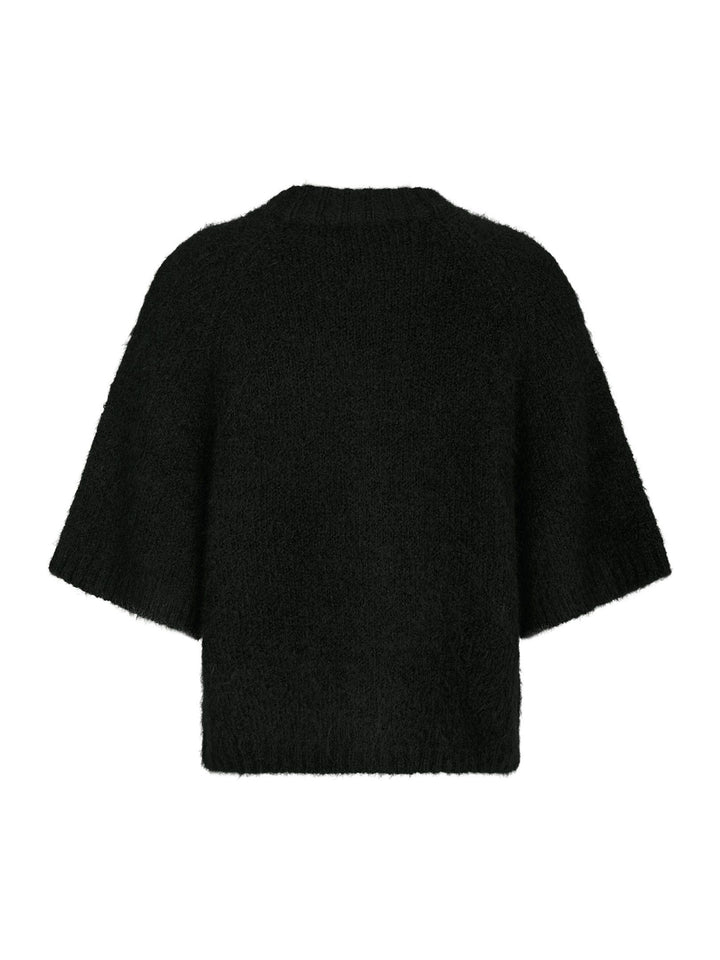 Neo Noir - Benuta Fluffy Knit Cardigan - Black