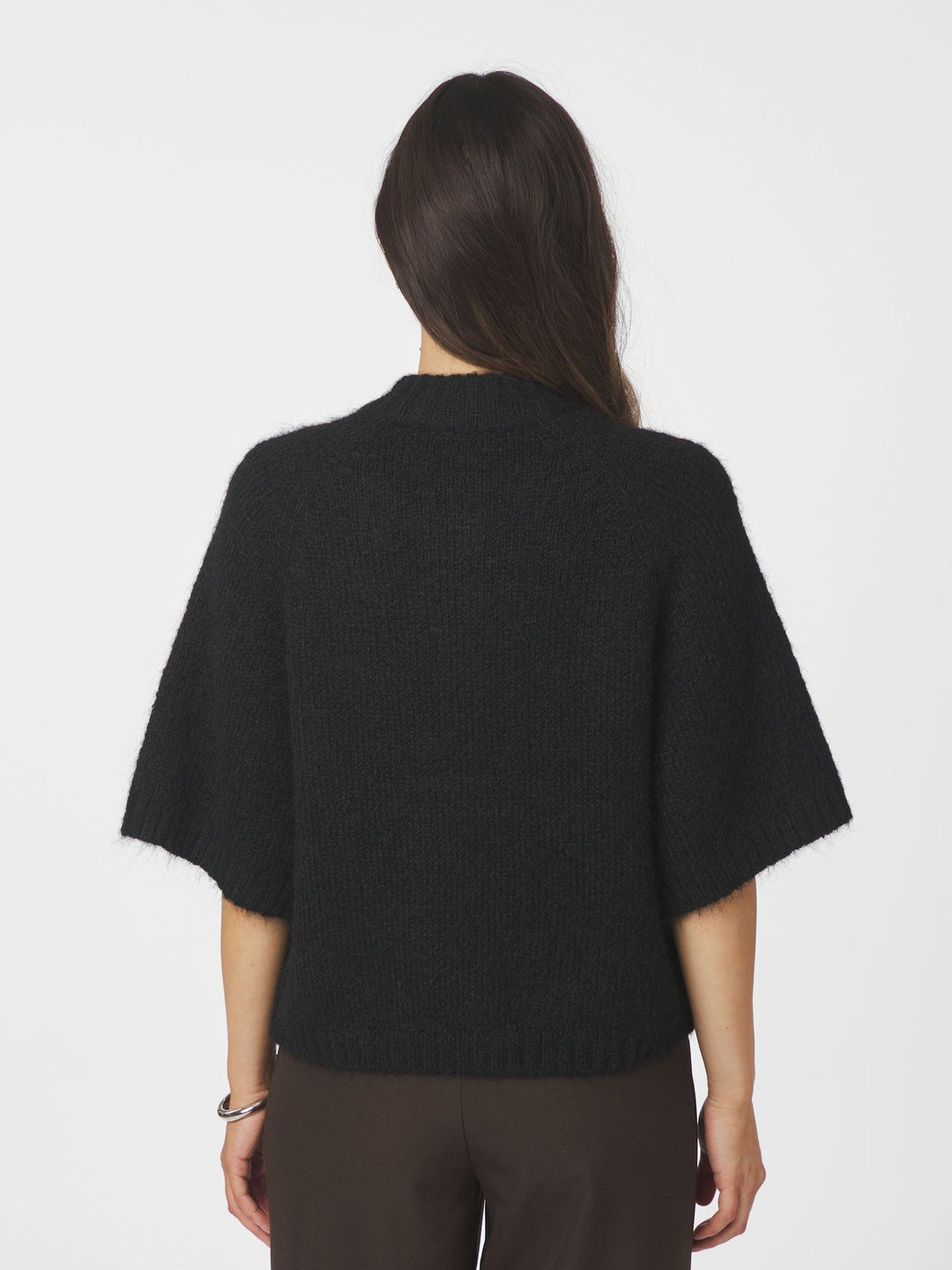 Neo Noir - Benuta Fluffy Knit Cardigan - Black