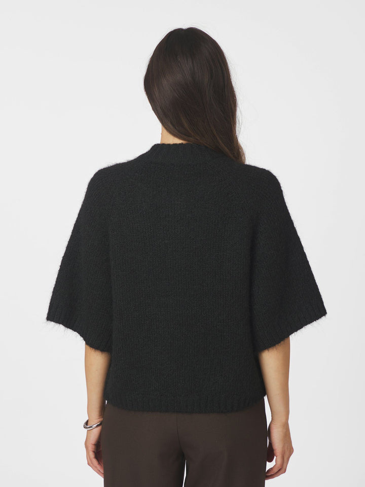 Neo Noir - Benuta Fluffy Knit Cardigan - Black