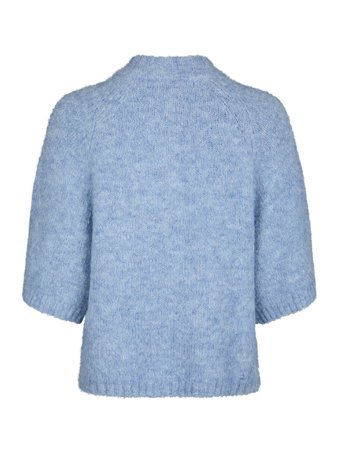 Neo Noir - Benuta Fluffy Knit Cardigan - Dusty Blue