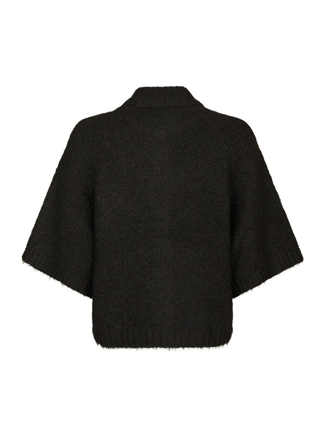 Neo Noir - Benuta Fluffy Knit Cardigan - Dark Brown