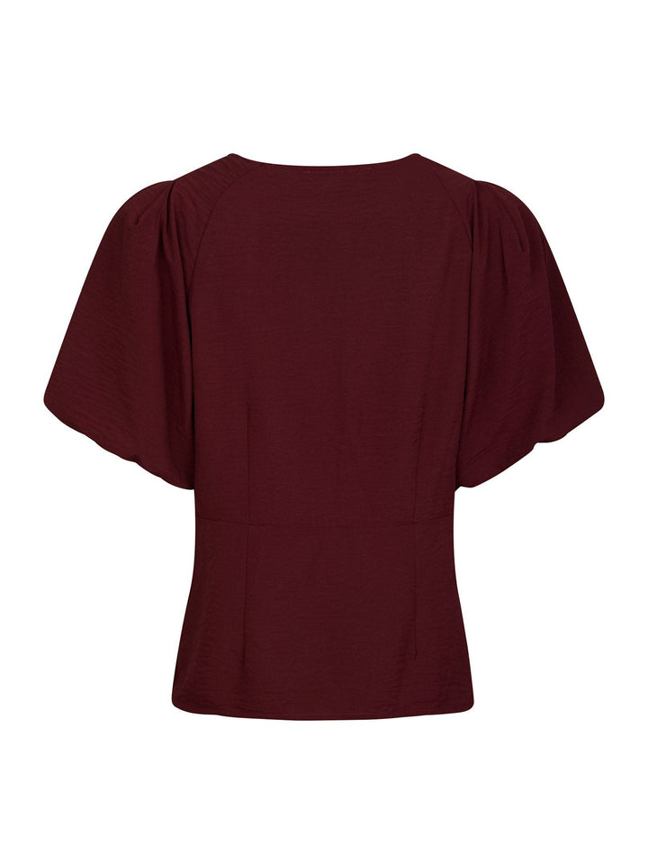 Neo Noir - Irina Structure Blouse - Wine