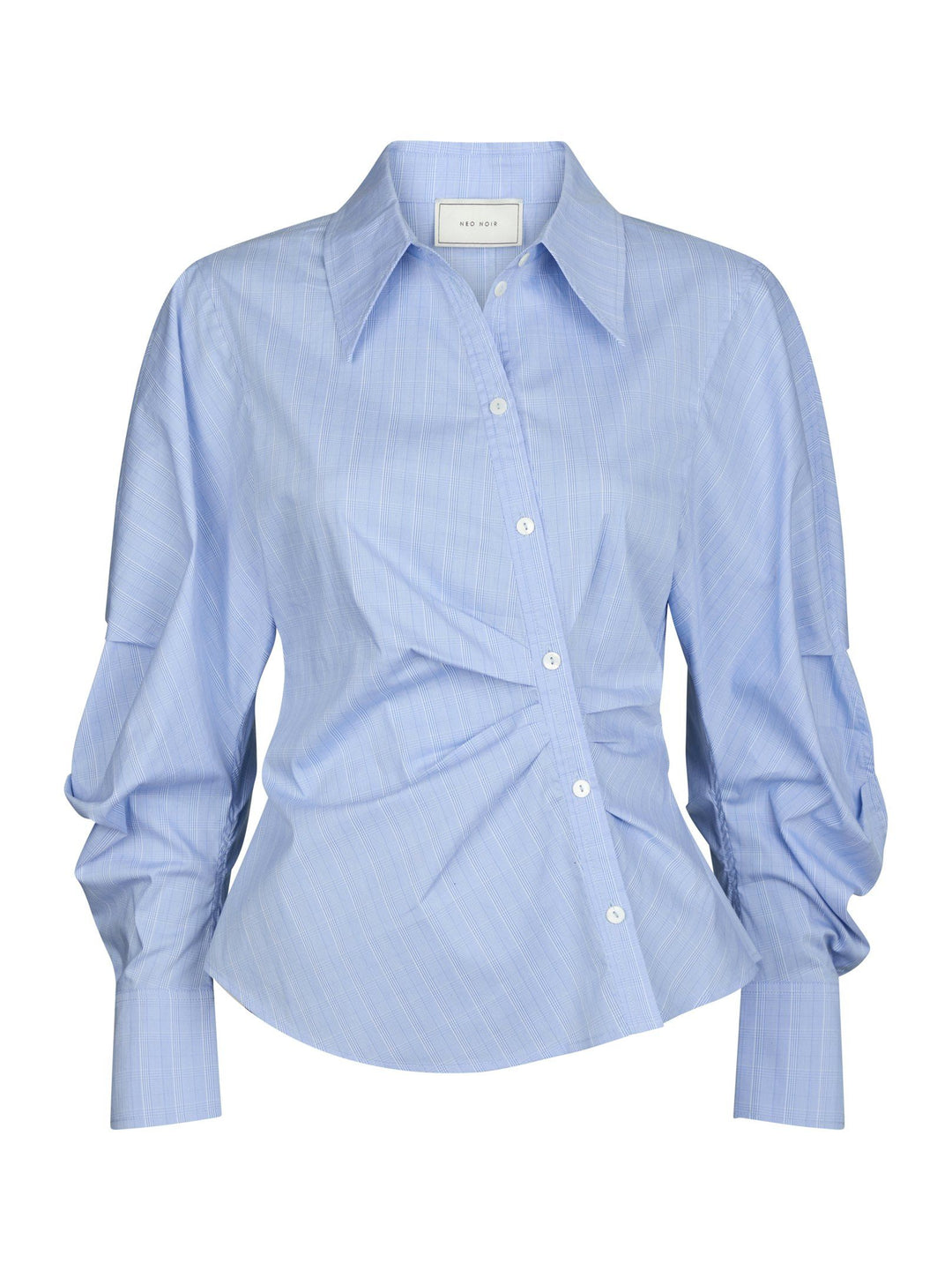 Neo Noir - Neoella Flannel Shirt - Light Blue