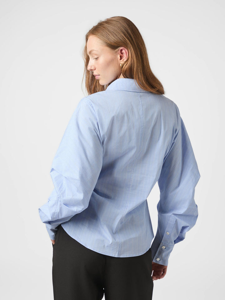 Neo Noir - Neoella Flannel Shirt - Light Blue