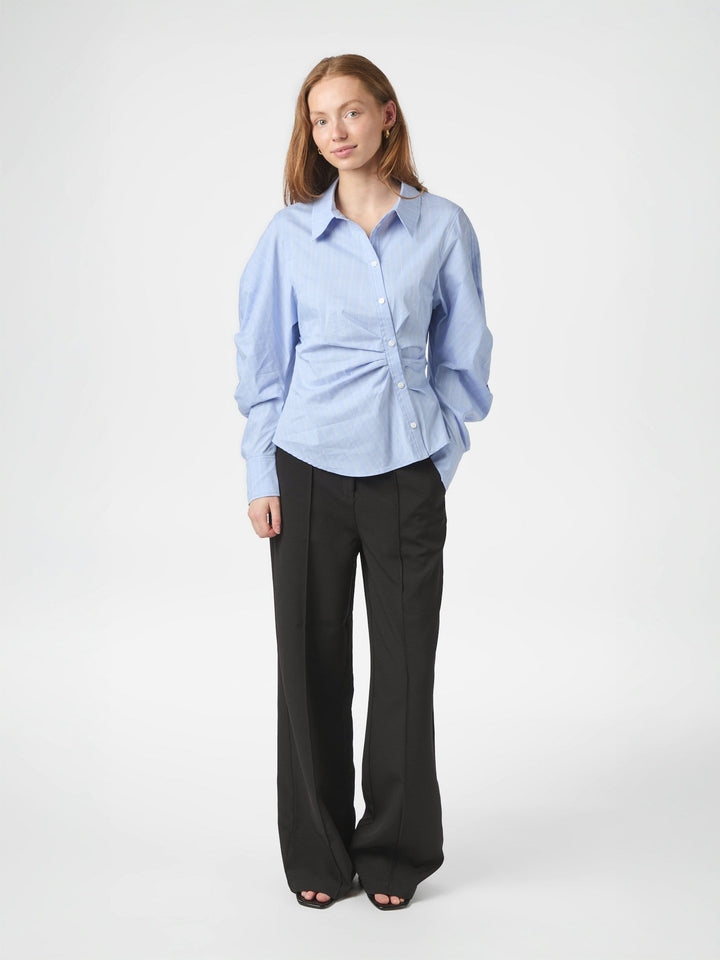 Neo Noir - Neoella Flannel Shirt - Light Blue