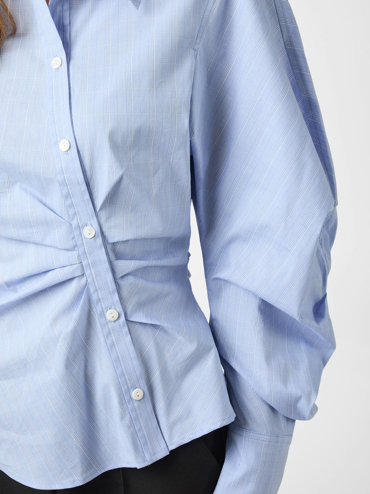 Neo Noir - Neoella Flannel Shirt - Light Blue