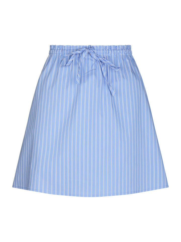 Neo Noir - Rimona Striped Skirt - Light Blue