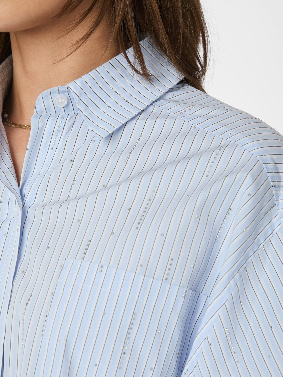 Neo Noir - Dalma Pattern Stone Shirt - Light Blue