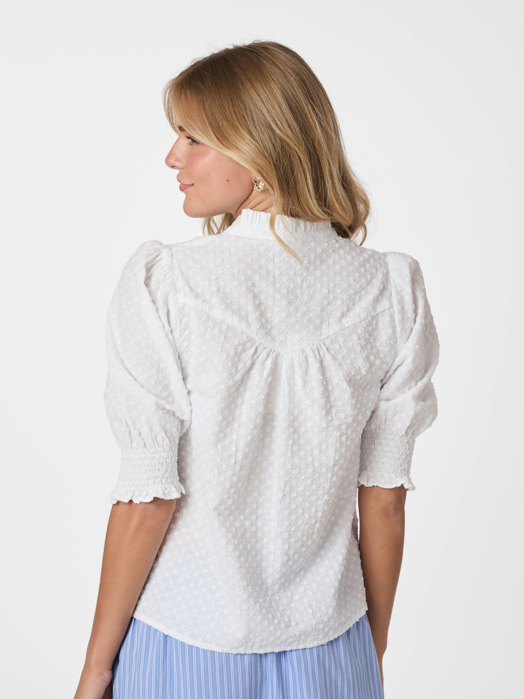 Neo Noir - Diana  Blouse - White