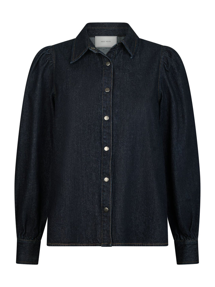Neo Noir - Jessa Denim Shirt - Dark Denim