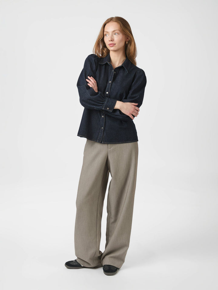 Neo Noir - Jessa Denim Shirt - Dark Denim