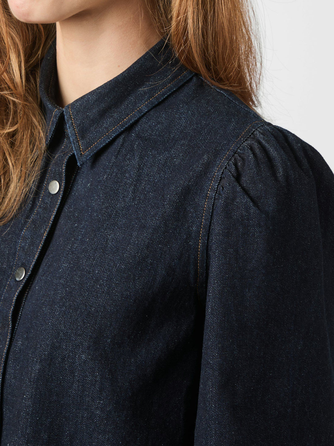 Neo Noir - Jessa Denim Shirt - Dark Denim