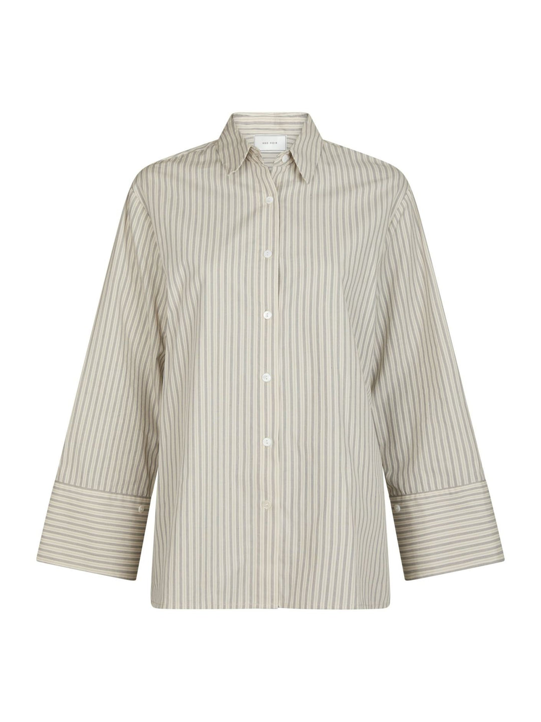Neo Noir - Dita Double Stripe Shirt - Creme