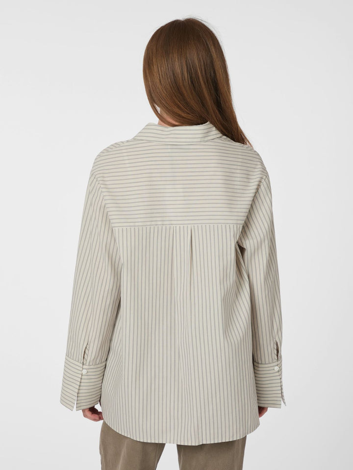 Neo Noir - Dita Double Stripe Shirt - Creme