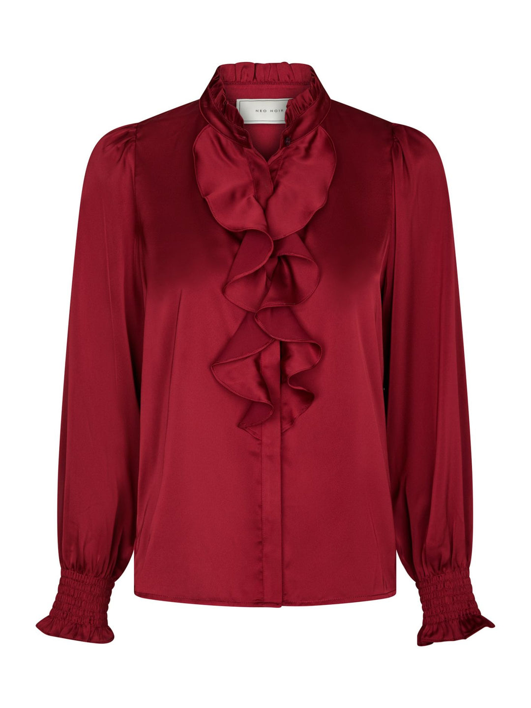 Neo Noir - Zamola Blouse - Dark Red