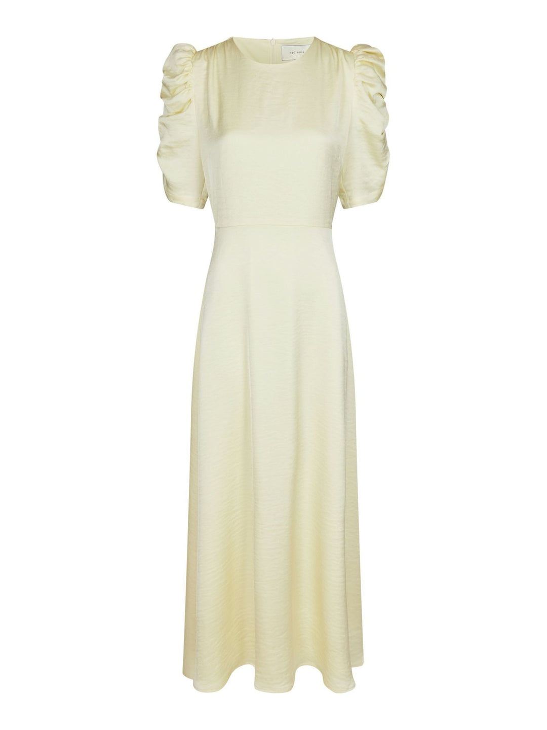 Neo Noir - Benuti Solid Dress - Light Yellow