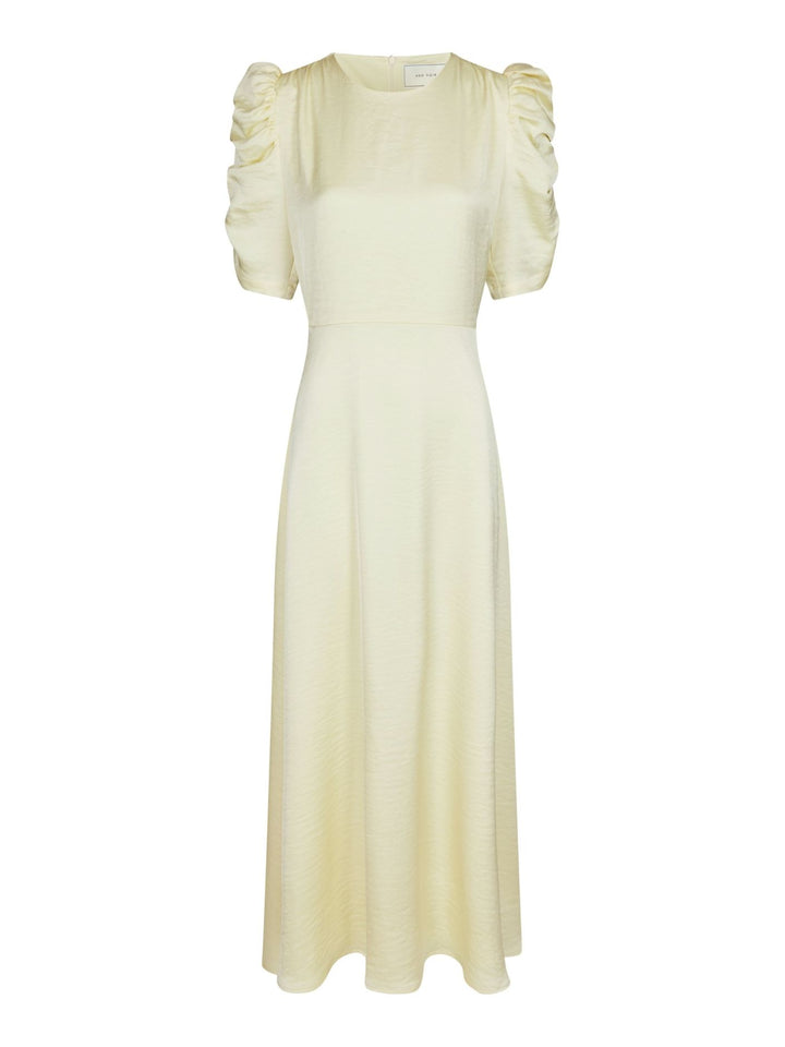 Neo Noir - Benuti Solid Dress - Light Yellow