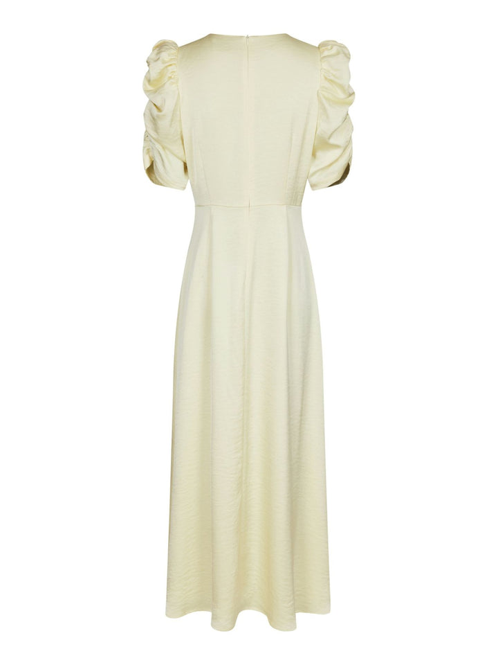 Neo Noir - Benuti Solid Dress - Light Yellow
