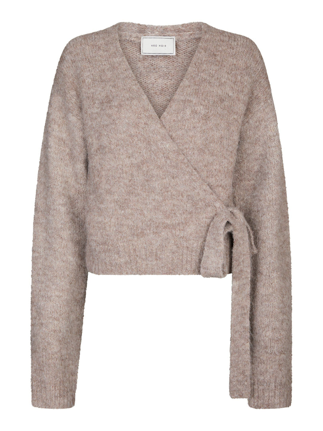 Neo Noir - Ronia Fluffy Wrap Knit Cardigan