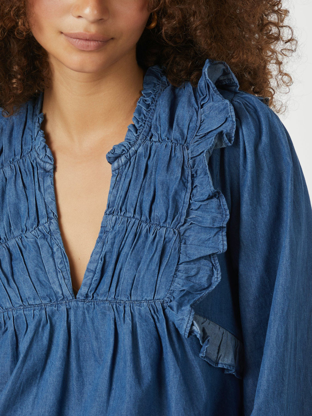 Neo Noir - Janis Denim Blouse