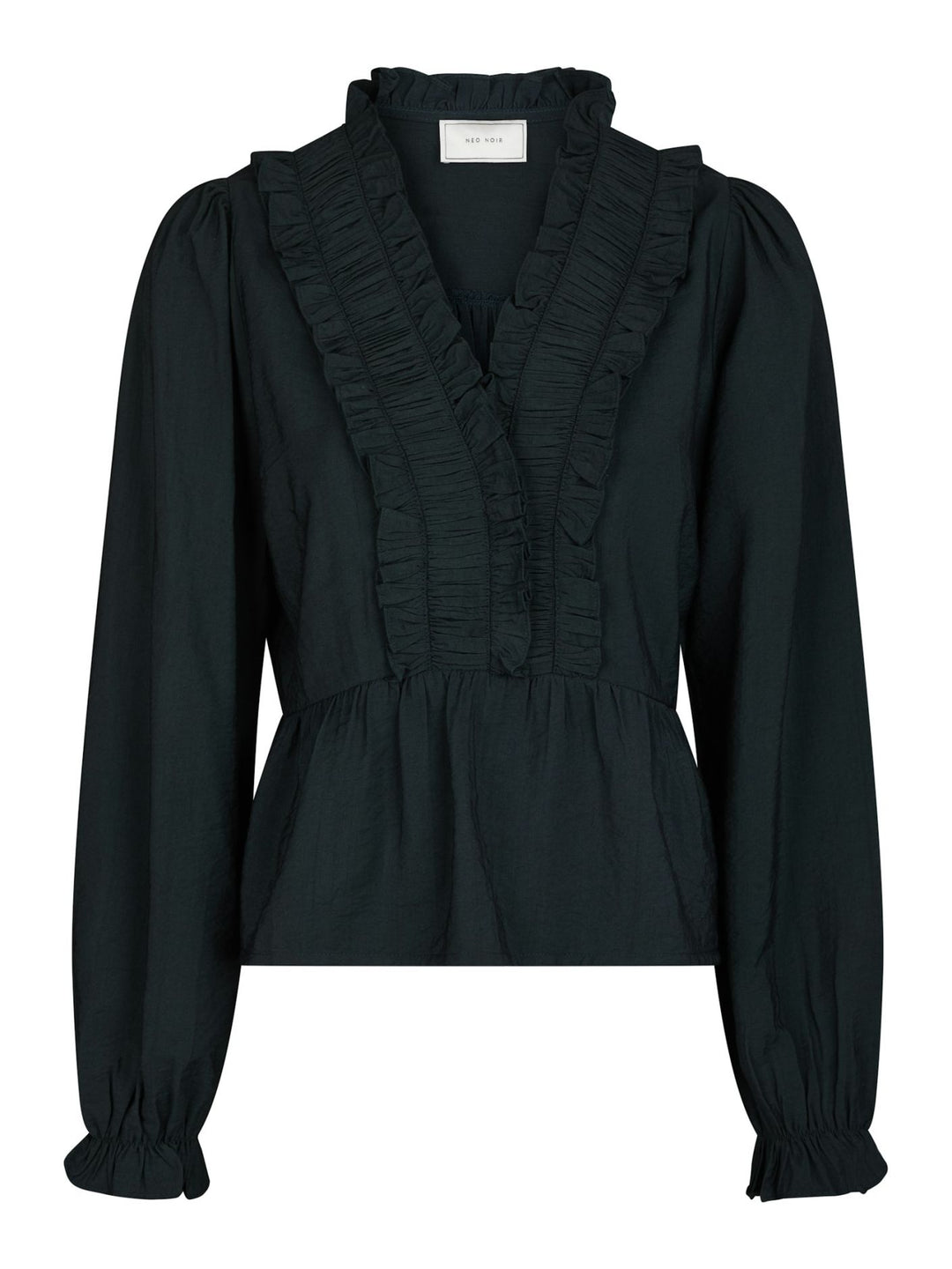 Neo Noir - Melfy Structure Blouse - Dark Navy